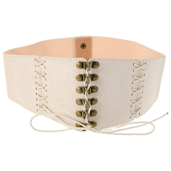 Worgeous Corset Belt Renaissance Costume Lace Up Underbust Wide Waist Cincher Belts For Women Girl
