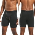 thumbnail image 4 of Long Leg 3pcs Pack Men Panties Polyester Underwear Male Brand Boxer And Underpants For Homme Lot Luxury Set Sexy Shorts Slip, 4 of 4