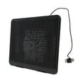 thumbnail image 4 of Laptop Cooler, Ergonomic Stand with Super Quiet Fans, Blue LEDs, Strong Metal Mesh, USB Hub Design, for 14 Inch or Below Notebook, Cooling Pad Base, 4 of 7