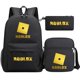 thumbnail image 1 of ROBLOX juego dorado de tres piezas, mochila para adolescentes, estudiantes de primaria y secundaria, mochila para hombre y mujer, 1 of 4