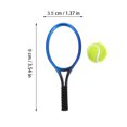 thumbnail image 2 of 1 Set Mini House Tennis Racket and Tennis Model Mini Ornament Photo Prop, 2 of 8