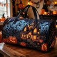 thumbnail image 5 of Halloween Tote Bag, Quilted Padded Printed Travel Tote Bag, Soft Handle Casual Handbag for Everyday Use, 5 of 6