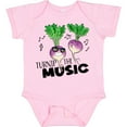 thumbnail image 3 of Inktastic Turnip the Music Partying Vegetables Boys or Girls Baby Bodysuit, 3 of 5
