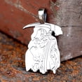 thumbnail image 4 of ZMY Home Stainless Steel Necklace Grim Reaper with Hook Pendant Trendy Jewelry, 4 of 5
