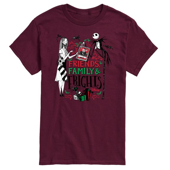 The Nightmare Before Christmas - Friends Family And Frights - Men's Short Sleeve Graphic T-Shirt