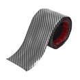 thumbnail image 1 of 7cmx1 Meter Universal Door Sill Protector Edge Trunk Bumper Scratch Guard Strip for Vehicle Carbon Fiber Pattern Black, 1 of 1