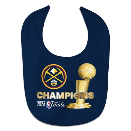 WinCraft Denver Nuggets 2023 NBA Finals Champions All-Pro Baby Bib WinCraft Denver Nuggets 2023 NBA Finals Champions All-Pro Baby Bib