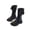Black, variant on Girls Knee High Boots Fashion Lug Sole Side Zipper Tall Riding Boots for Toddler Little Kid Big Kid