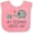 Pink and White, variant on Inktastic My Glamma Loves Me Grandchild Boys or Girls Baby Bib