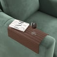 thumbnail image 3 of Homlando WOODEN-OVERLAY-44-CM-NUT 17.32 x 15.75 in. Wooden Overlay for Furniture, Walnut, 3 of 5