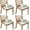 Pioneer Flower-5, variant on Pioneer Flower Seat Covers for Dining Room Chairs Set Of 4,Stretch Printed Washable Chair Seat Cover with Elastic Ties and Button,Removable Waterproof Couch Cushion Covers