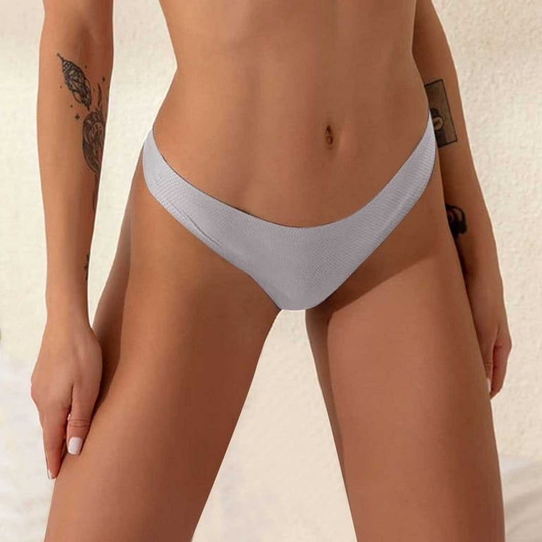 Sexy T-Back Thong for Women Seamless Low Rise G-String Panties