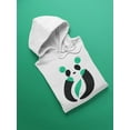 thumbnail image 3 of Panda Outlined Hoodie Women -Image by Shutterstock, Female 4X-Large, 3 of 4