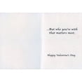 thumbnail image 2 of Recycled Paper Greetings Not Where You Go Valentine's Day Card, 2 of 2