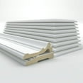 thumbnail image 4 of Ekena millwork 94 1/2"L (Adjustable 40"H to 44"H) Ashford Square Panel Traditional Wainscot Paneling Kit, 4 of 10