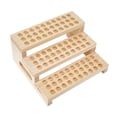 thumbnail image 3 of Estante de madera para exhibir lápices labiales, soporte para aceites esenciales, organizador de lápices labiales para oficina, ranura de 2 cm de, 3 of 7