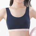 thumbnail image 3 of Girls Sports Bra Breathable Pads Training Bras for Girls & Teens Comfort Dance Crop Top - 2 Pack, 3 of 7