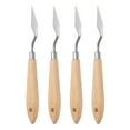 thumbnail image 1 of 4 Pcs Palette de Peinture 5 Couteau Spatule en Acier Inoxydable Outils de Mélange, 1 of 7