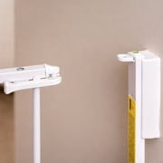 Regalo Extra Tall and Wide 2-in-1 Stairway and Hallway Baby Gate, White