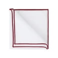 thumbnail image 4 of INSPIRE CHIC Men's Pocket Square Cotton Handkerchiefs for Suits Jacket Burgundy One Size, 4 of 4