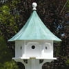 25" Outdoor Enchanted Blue Verde Carousel Garden Birdhouse