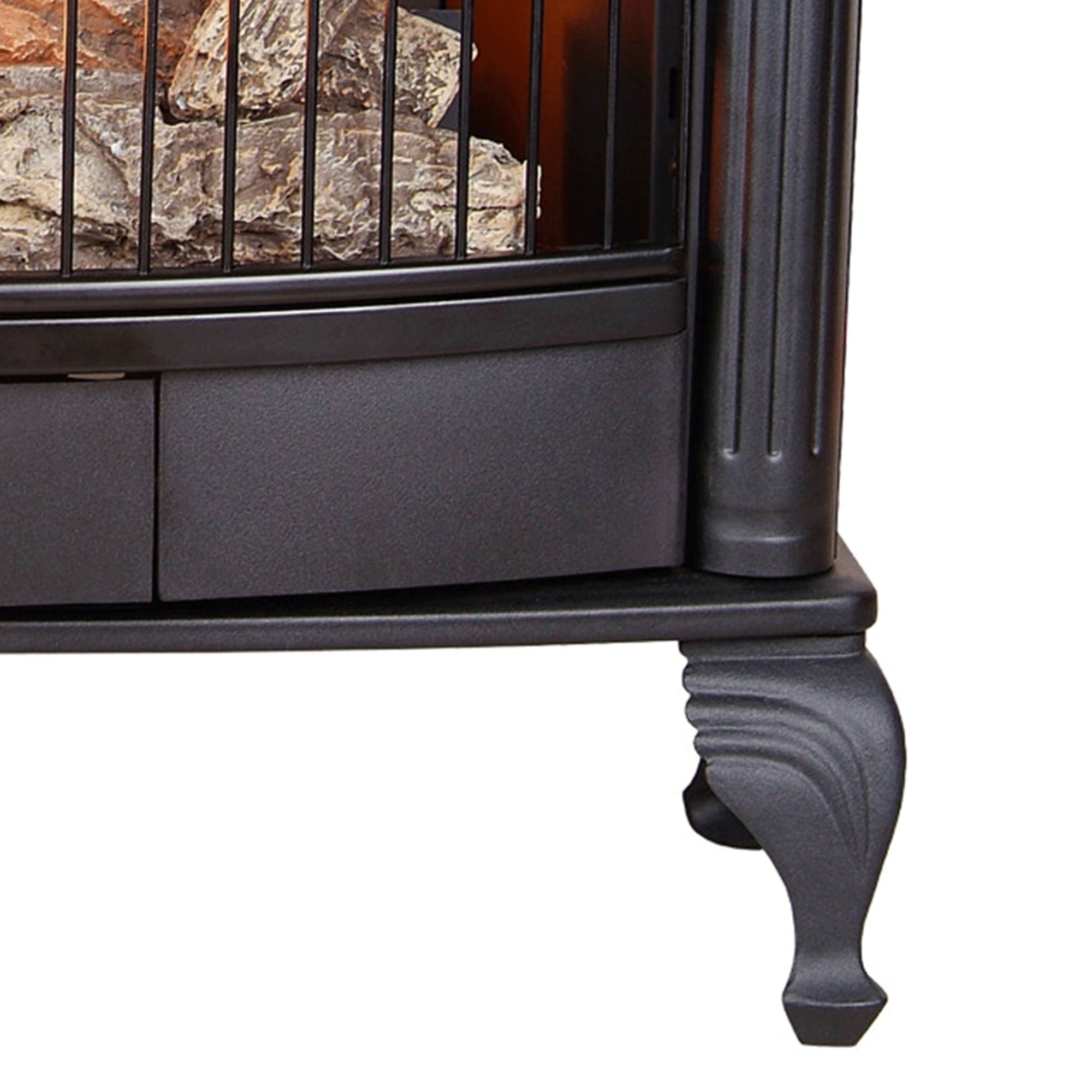 ProCom Ventless Dual Fuel Gas Stove - 25,000 BTU, Remote Control, Black Finish - Model# QNSD250RT
