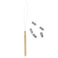 thumbnail image 4 of HILABEE 5 Pcs Perles de Tresse pour Dreadlocks Décoration de Barbe + Outil de Crochet de Traction, 03, 4 of 8