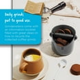 thumbnail image 4 of Dreamfarm Grindenstèin Coffee Grounds Collector | Gray, 4 of 9