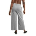 thumbnail image 4 of Hanes Originals Women's French Terry Wide Leg Cropped Pants, 4 of 5
