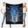thumbnail image 2 of DAJU Personalized Love Blanket Throw to My Daughter from Dad It's filled with lots of hope love and light Blanket Gift for My Daughter(60*80inch), 2 of 5