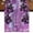 Purple, variant on Happy Birthday Purple 120 Inch Table Runner, Gifts Balloons Goblet Shinning Glitter Ribbons Farmhouse Dresser Scarf Cotton & Linen Tablerunner for Dining/Kitchen Island 13" x 120"