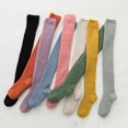 thumbnail image 6 of harmtty 1 Pair Winter Stockings Breathable High Elasticity Warm Thick Coral Fleece Socks for Women,Dark Orange, 6 of 8