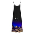 thumbnail image 4 of LOVZFMLL Dresses Women Fashionable Women's Spring/summer Suspender Backless Printed Dress, 4 of 5