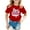 Brick Red, variant on Hienoo Big Girls Mother's Day T Shirt Cotton Graphic Short Sleeve T-Shirt, Sizes 1-9