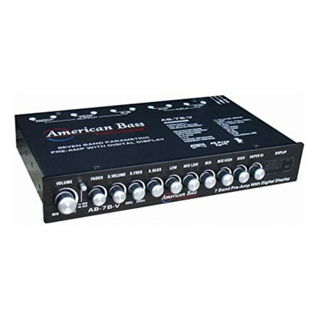 american bass high end 7 band equalizer voltage