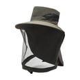 thumbnail image 2 of Mosquito Net Hat with Hidden Breathable Mesh,Womens Sun Hat Outdoor UV Protection,UV Protection Hat for Outdoor Fishing Gardening, 2 of 7