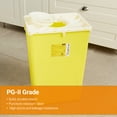 thumbnail image 2 of McKesson Prevent Chemotherapy Sharps Container with Lockable Lid, 18 Gallon, 7 Ct, 2 of 8