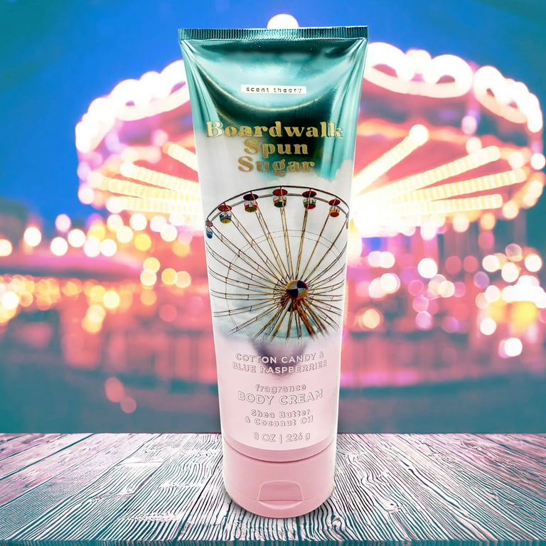 Scent Theory Hand and Body Cream, Boardwalk Spun Sugar, 8 oz