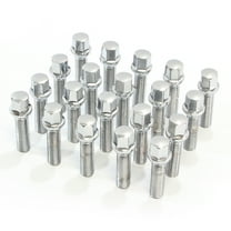 Hex Autoparts (20PCS) 14x1.5 Lug Bolts Nuts for Mercedes Benz ML350 S500 GLK350 S550 CL500 GL450