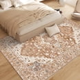 thumbnail image 5 of 5'x7' Area Rugs Clerance for Living Room Bedroom Farmhouse Vintage Persian Traditional Retro Rugs Throw Rugs Machine Washable non-slip, Taupe, 5 of 8