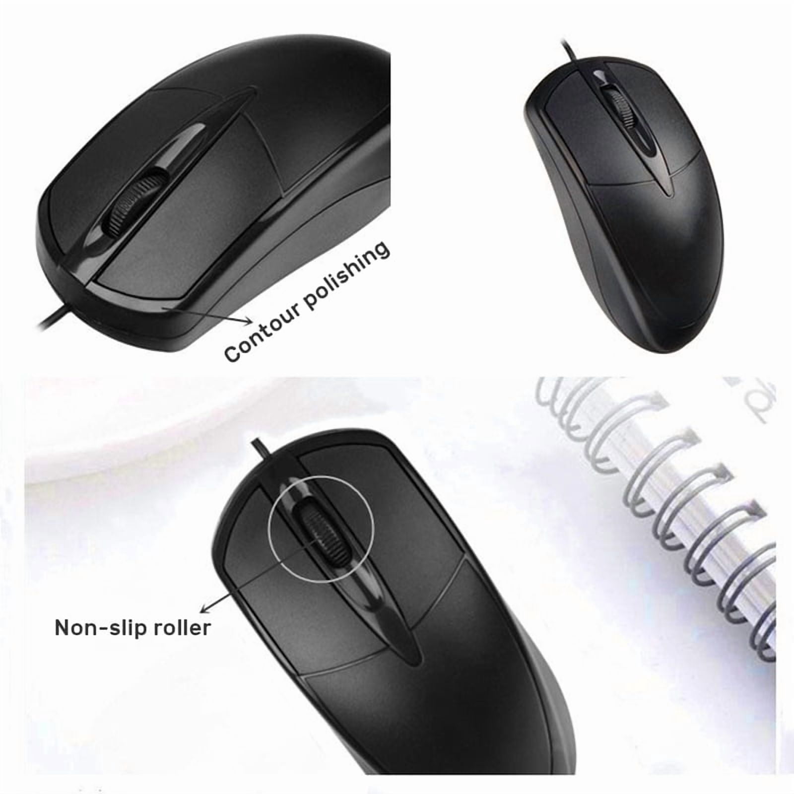 New USB Wired Computer Mouse 1000 DPI Mice Mute Button For Laptop PC Computer Gamer Wired Mouse Gaming Mouse