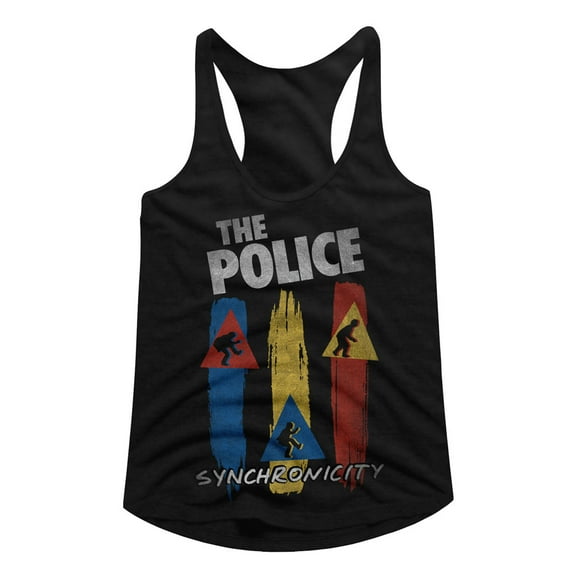 The Police Synchronicity Black Women's Racerback Tank Top