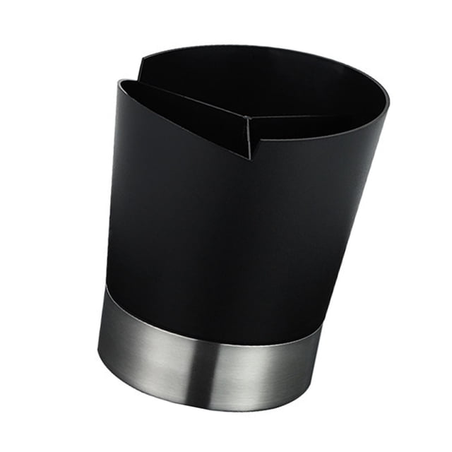 Organizador de mesa con 3 compartimentos para cubiertos: tenedores, cucharas y más. Negro