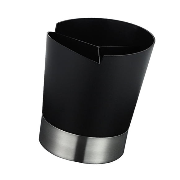 Soporte para pajitas de encimera, organizador de utensilios de cocina con base extraíble, ideal para regalo. Negro