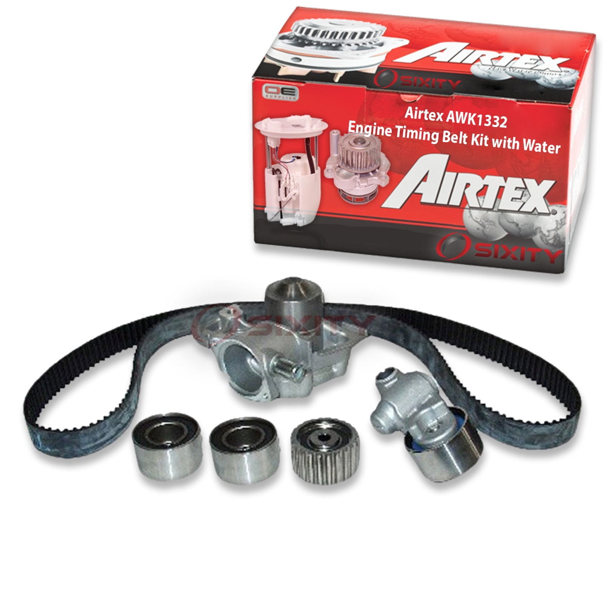 Airtex AWK1332 Engine Timing Belt Kit with Water Pump