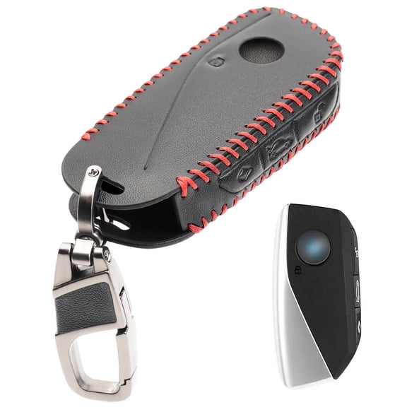 DON'T TOUCH MY KEY Car Remote Key Fob Chain Case Cover Shell Holder for BMW Ix X7 I7 Xm X1