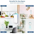 thumbnail image 2 of Mini Plug-In Air Ionizer for Home - No Filter Needed, Silent 30dB, Releases 40-100M Ions/Min, Ultra Slim, Saves Energy in Bedroom/Office, 2 of 6