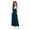 Navy, variant on Coerni Tween Girls Overall Dresses Summer Solid Casual Wide Straps Maxi Dress Kids Suspender Flowy Sundress Beach Vacation