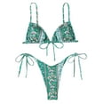 thumbnail image 1 of MKLEKYY Trajes De Baño Dama Sexy Bikini 2023 Swimsuit Women Swimwear Push Up Bikini Set Thong Brazilian Bathing Suit Beach Wear, 1 of 3