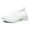 White, variant on REUR RO RO Women's Slip On Shoes Casual Outdoor Athletic Running Comfortable Walking Sneakers